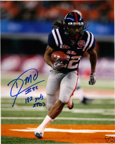 DEXTER MCCLUSTER OLE MISS COTTON BOWL 8X10