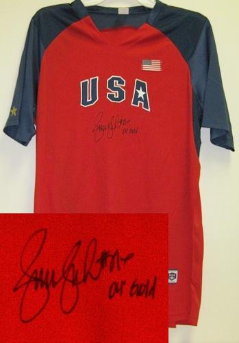 JENNIE FINCH TEAM USA SIGNED JERSEY