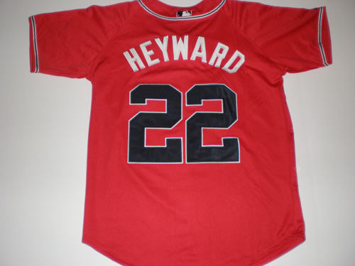 JASON HEYWARD RED SUNDAY JERSEY ATLANTA BRAVES