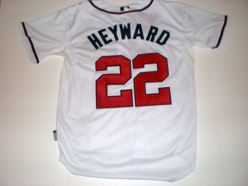 JASON HEYWARD WHITE COOL BREEZE JERSEY ATLANTA BRAVES