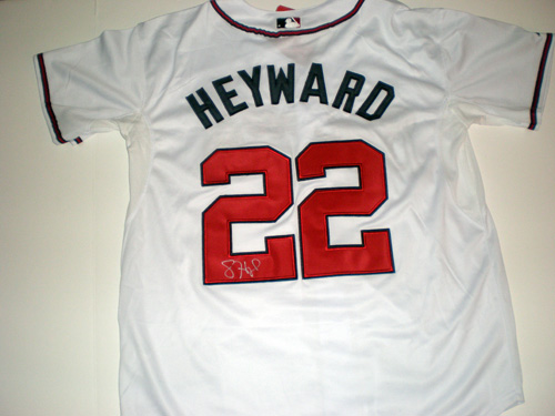 JASON HEYWARD SIGNED HOME JERSEY