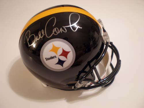 BILL COWHER SIGNED PITTSBURGH STEELERS HELMET