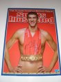 MICHAEL PHELPS SIGNED 12X18 OLYMPIC PHOTO S.I. COVER
