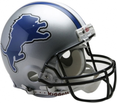 Detroit Lions Authentic Full Size Pro Line Unsigned Riddell Helmet