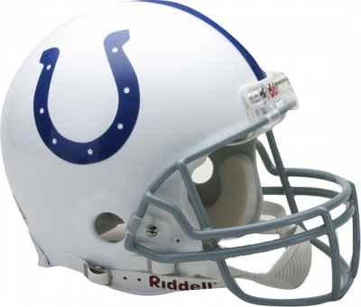 Indianapolis Colts Authentic Full size Pro Line Unsigned Riddell Helmet