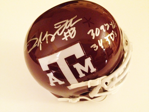 JEFF FULLER SIGNED TEXAS A&M AGGIES MINI HELMET NCAA
