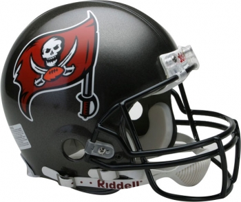 Tampa Bay Buccaneers Authentic Full Size Pro Line Unsigned Riddell helmet