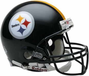Pittsburgh Steelers Mini Replica Unsigned Riddell Helmet
