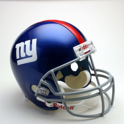 New York Giants Full Size Replica Unsigned Riddell Helmet