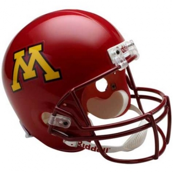 Minnesota Golden Gophers Full Size Replica Riddell Unsigned Helmet