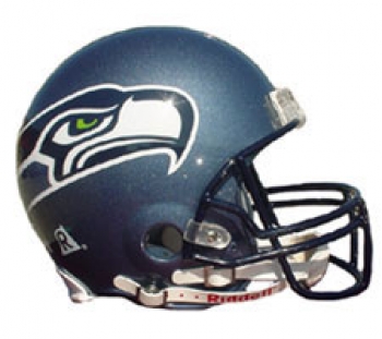 Seattle Seahawks Authentic Full Size Pro Line Unsigned Riddell Helmet