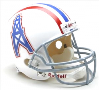 Houston Oilers Throwback 1975-1980 Replica Unsigned Riddell Helmet