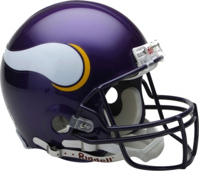 Minnesota Vikings Authentic Full Size Pro Line Riddell Helmet