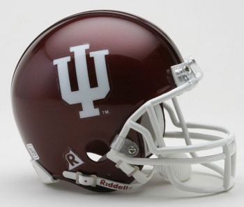Indiana Hoosiers Mini Replica Riddell Unsigned Helmet