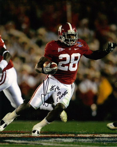 JAVIER ARENAS SIGNED ALABAMA 8X10  "09 CHAMPS"