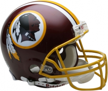 Washington Redskins Full Size Replica Unsigned Riddell Helmet