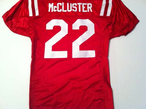 DEXTER MCCLUSTER OLE MISS JERSEY EXTRA LARGE