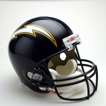 San Diego Chargers Full Size Replica Unsigned Riddell Helmet