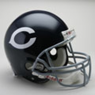 Chicago Bears 1962 Throwback Replica Unsigned Helmet