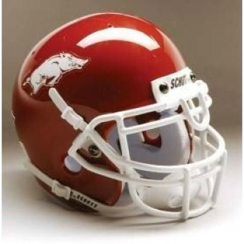 Arksansas Razorbacks Authentic Full Size Pro Line Schutt Unsigned Helmet