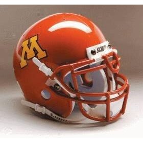 Minnesota Golden Gophers Authentic Full Size Pro Line Schutt Unsigned Helmet