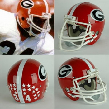Herschel Walker Georgia Bulldogs Vintage Throwback 1977  Full Size NCAA Unsigned Helmet