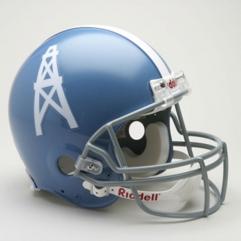 Houston Oilers Throwback 1960-1963 Replica Unsigned Riddell Helmet