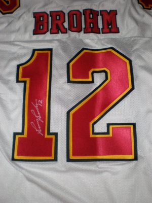 BRIAN BROHM JERSEY WHITE LOUISVILLE 