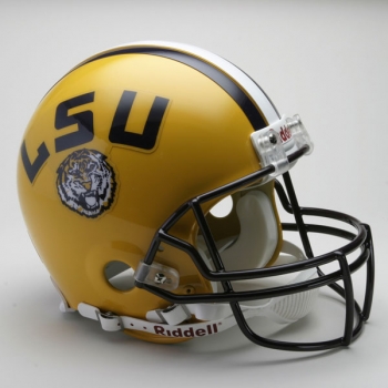 LSU Tigers Authentic Full Size Pro Line Riddell Unsigned Helmet